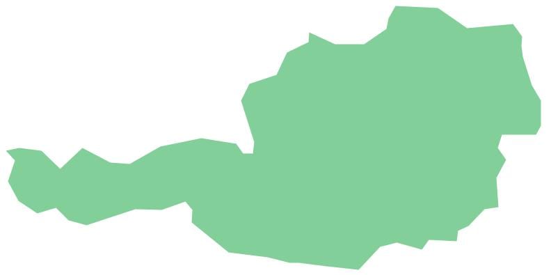 آسٹریا ویکٹر نقشہ