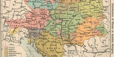 آسٹریا ہنگری نقشہ 1900