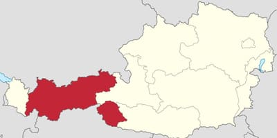 آسٹریا tyrol نقشہ