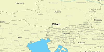 نقشہ کے villach آسٹریا