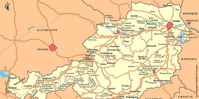 نقشہ کے wien آسٹریا